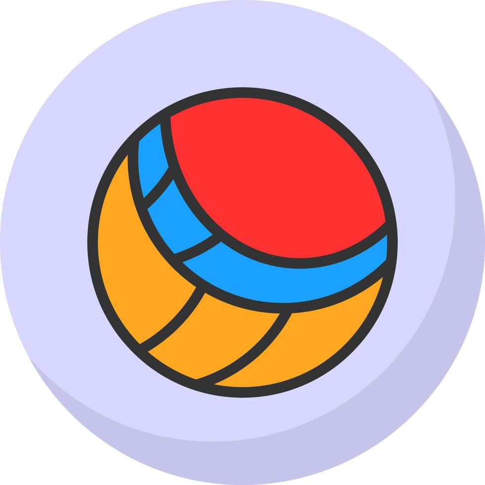 Volleyball Vector Icon Design