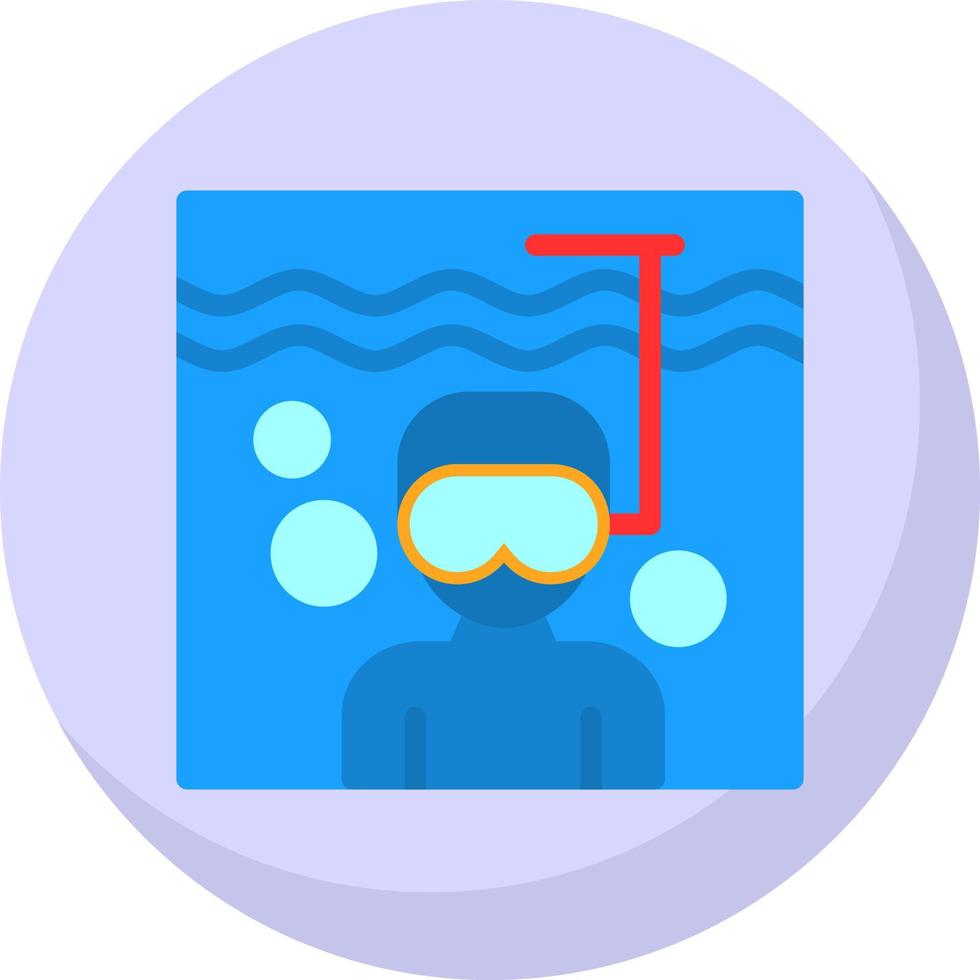 diseño de icono de vector de buceo