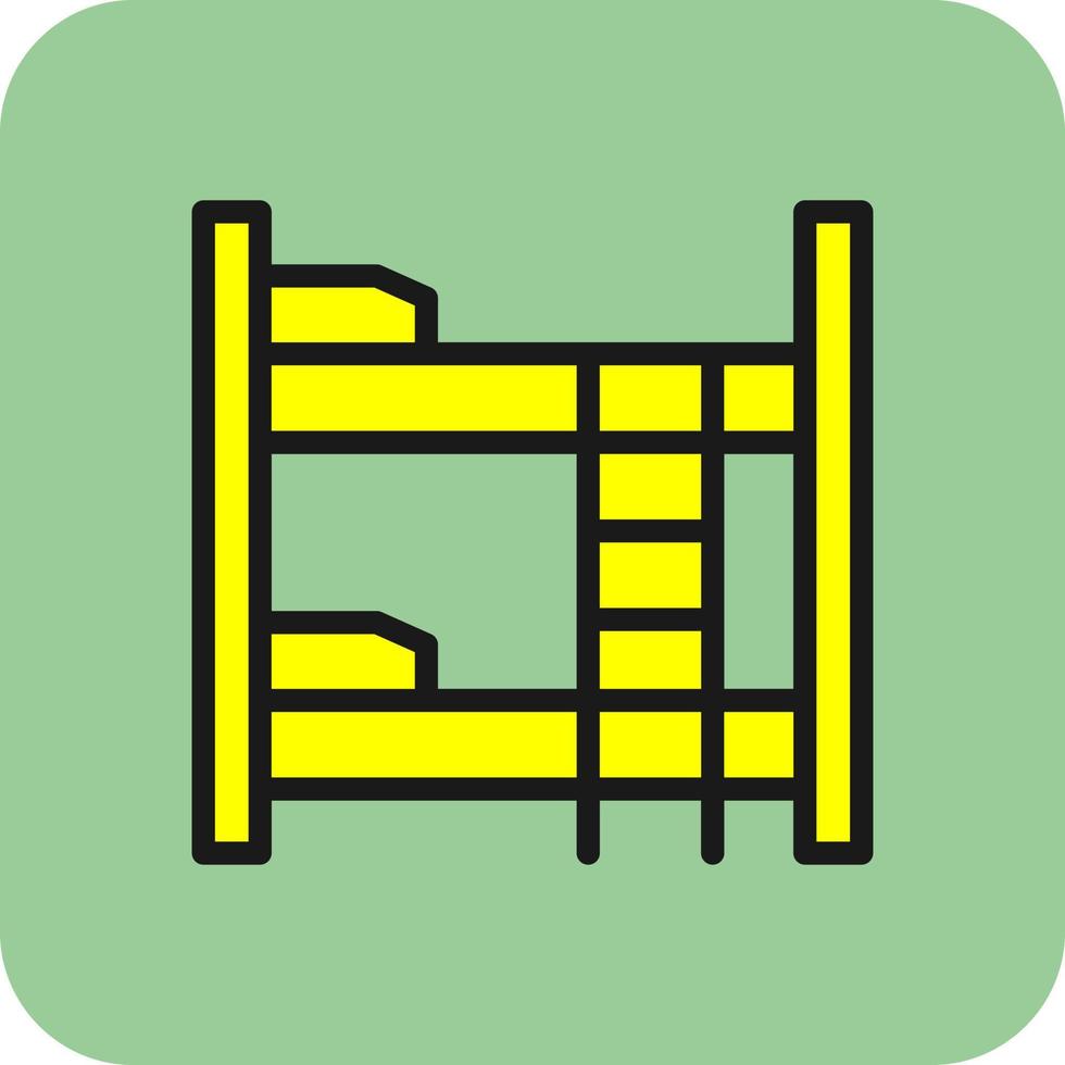 Bunk Vector Icon Design