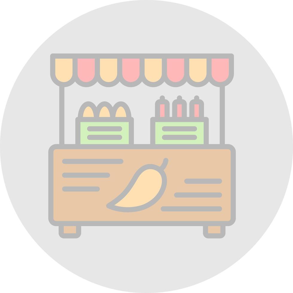 diseño de icono de vector de mercado