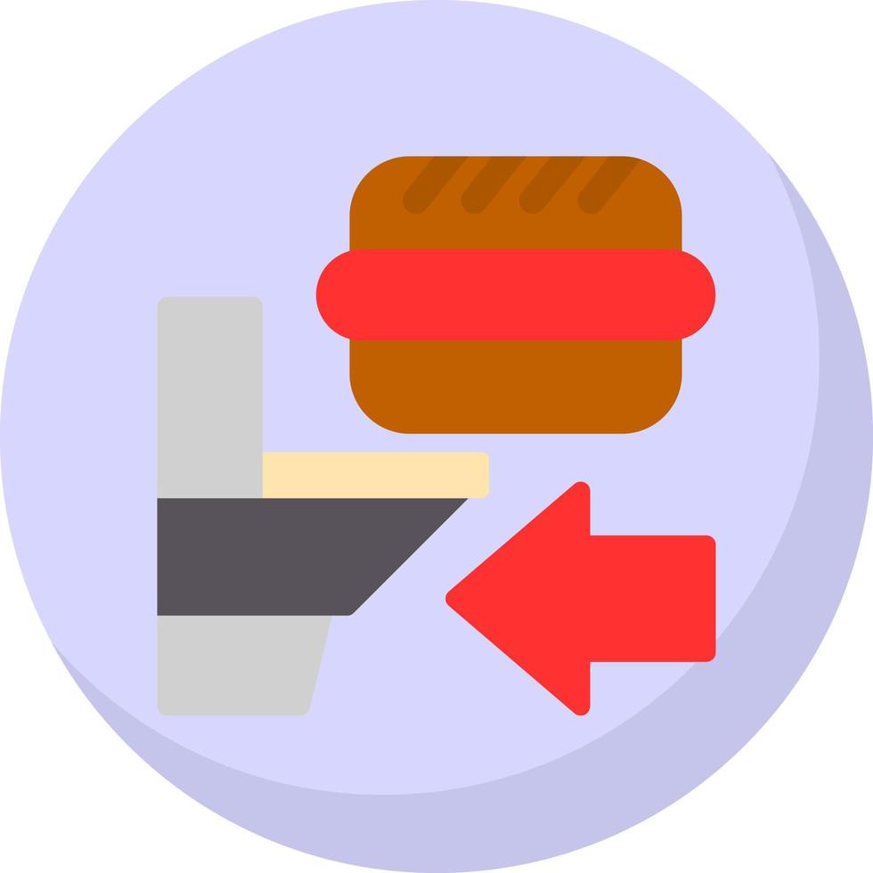 Eating Disorder Vector Icon Design