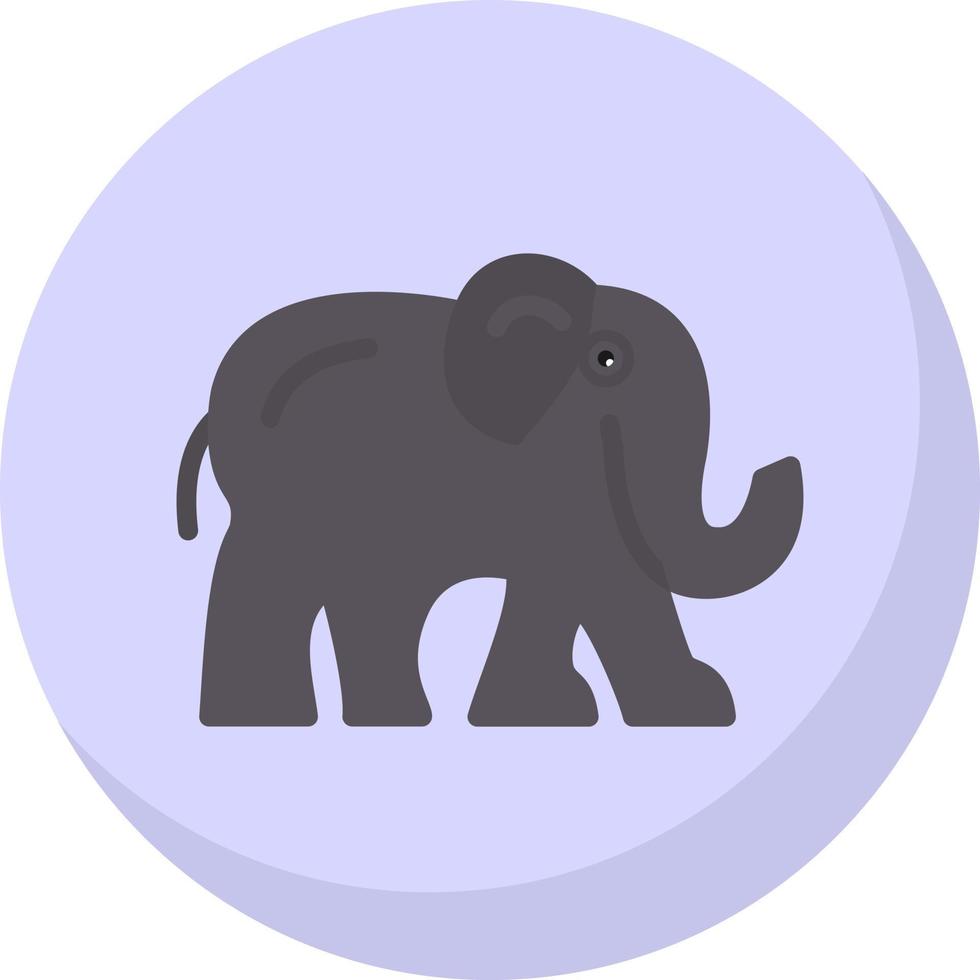 diseño de icono de vector de elefante