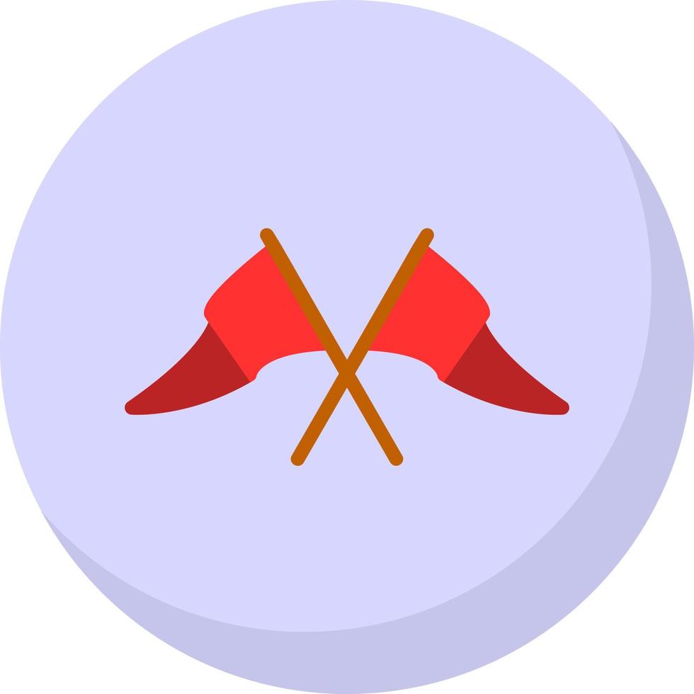 diseño de icono de vector de bandera de circo