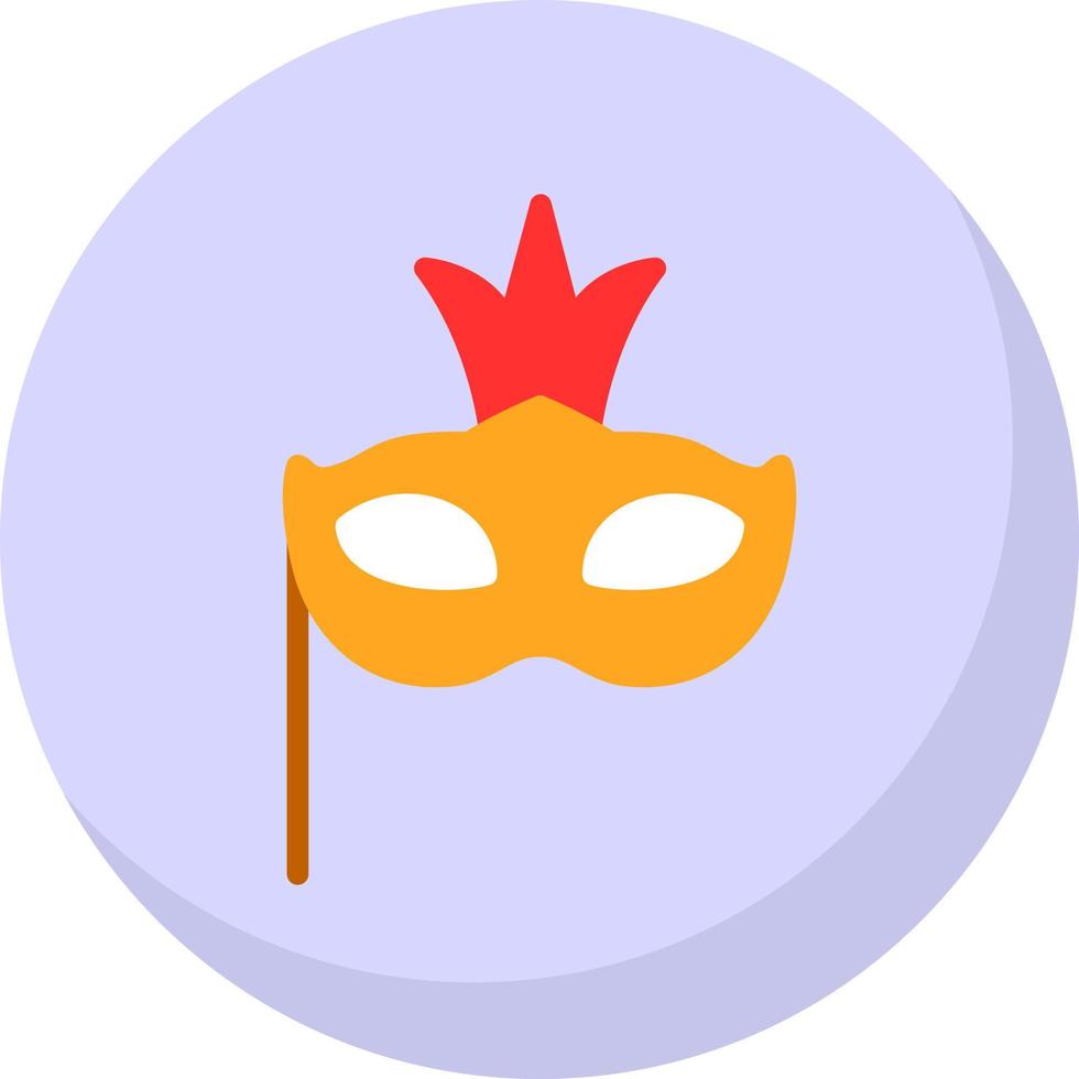 Carnival Mask Vector Icon Design