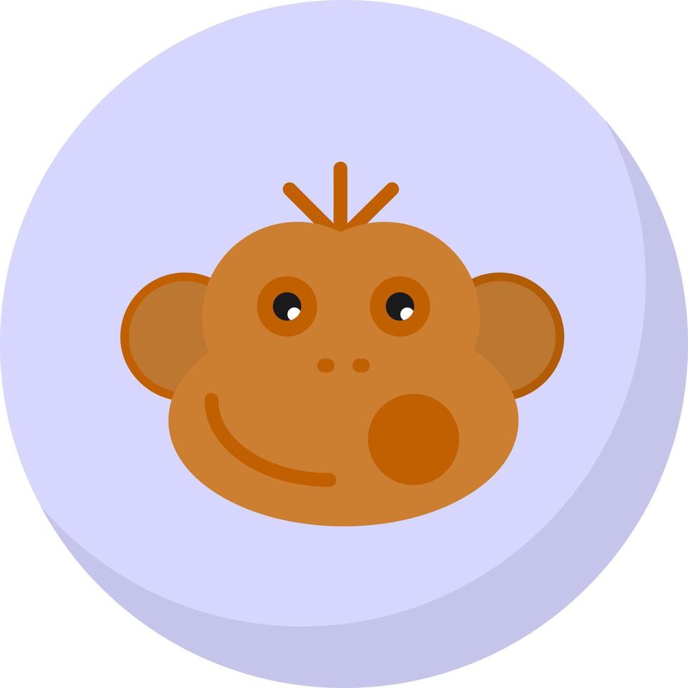 Monkey Vector Icon Design