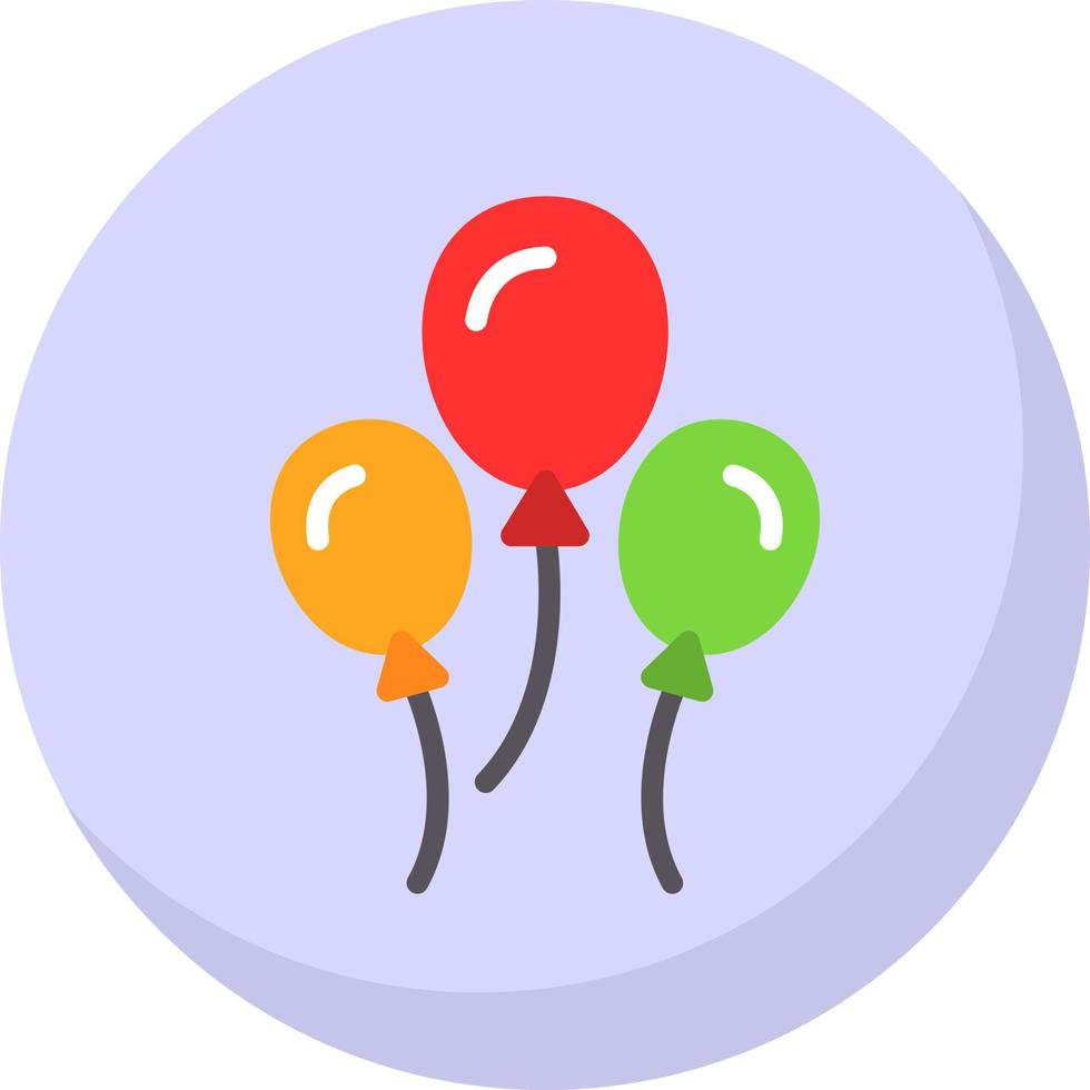 diseño de icono de vector de globos