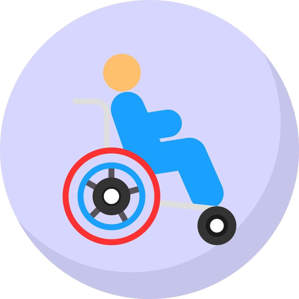 Disability Vector Icon Design