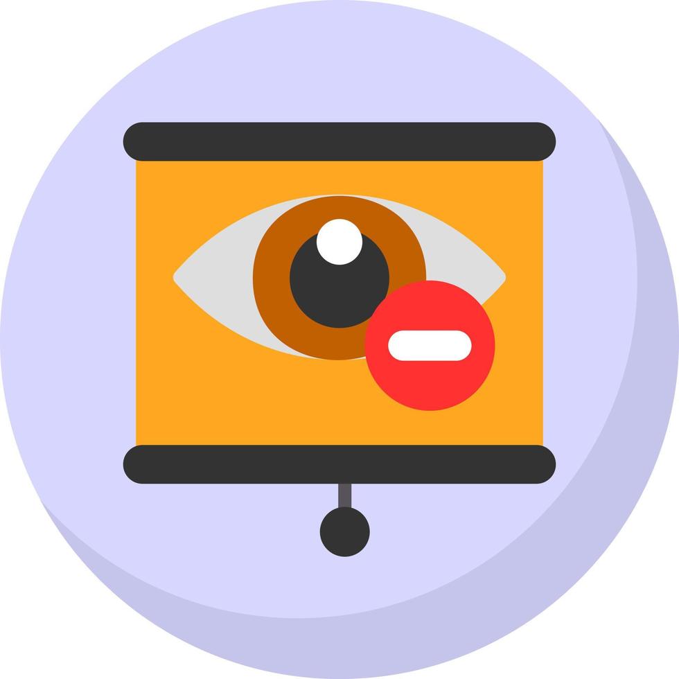 Myopia Vector Icon Design