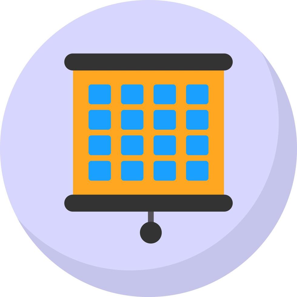 Snellen Chart Vector Icon Design