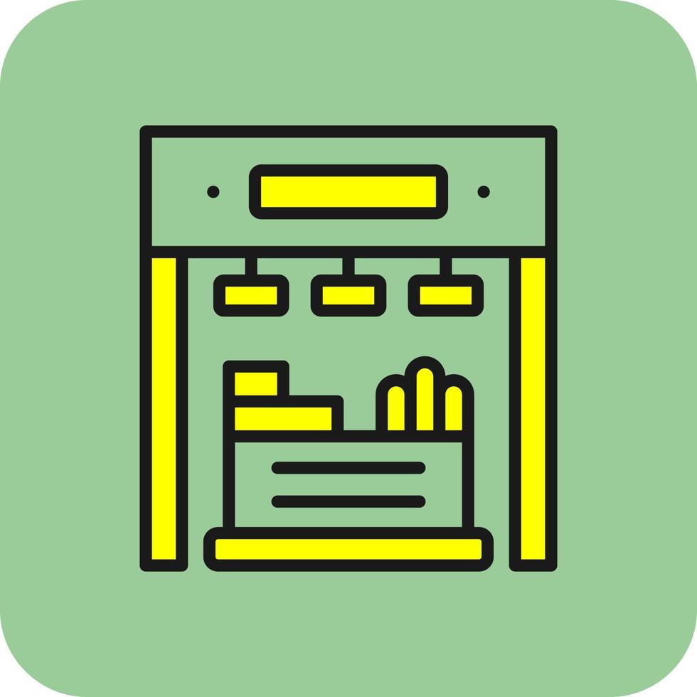 Booth Vector Icon Design