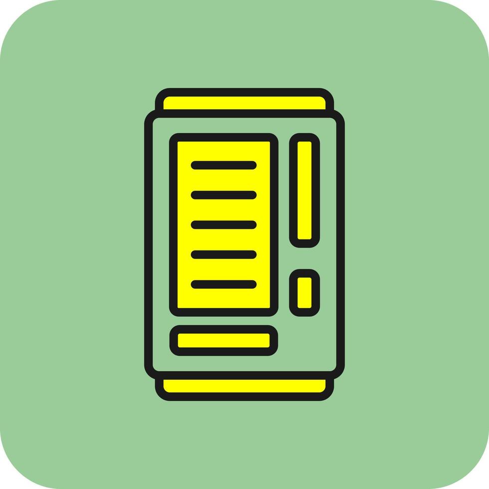 Vending Machine Vector Icon Design