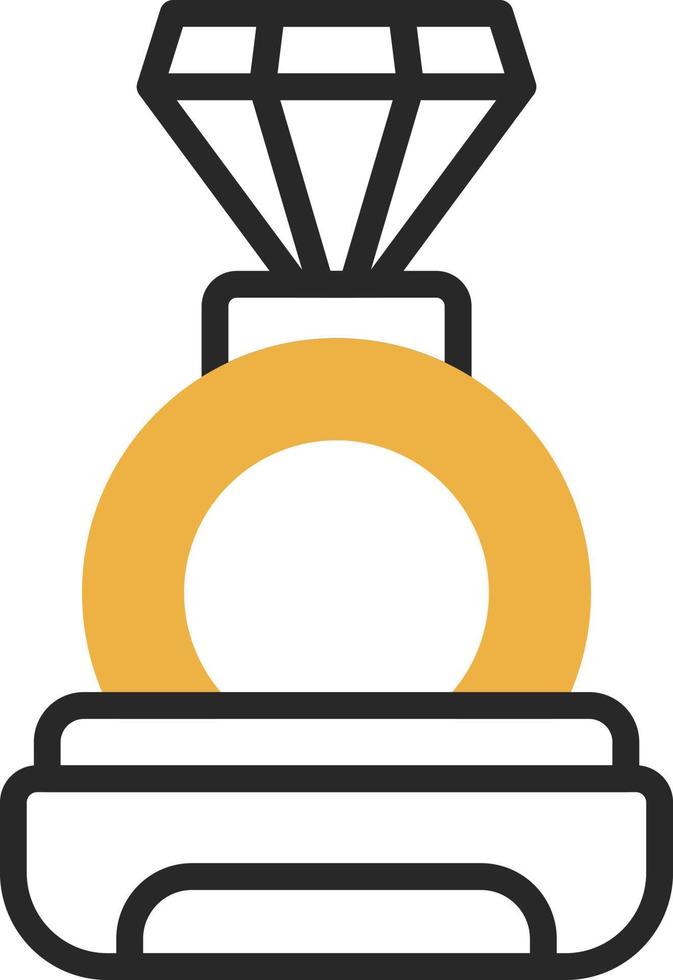 Diamond Ring Vector Icon Design