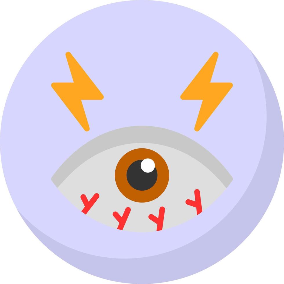 Dry Eyes Vector Icon Design