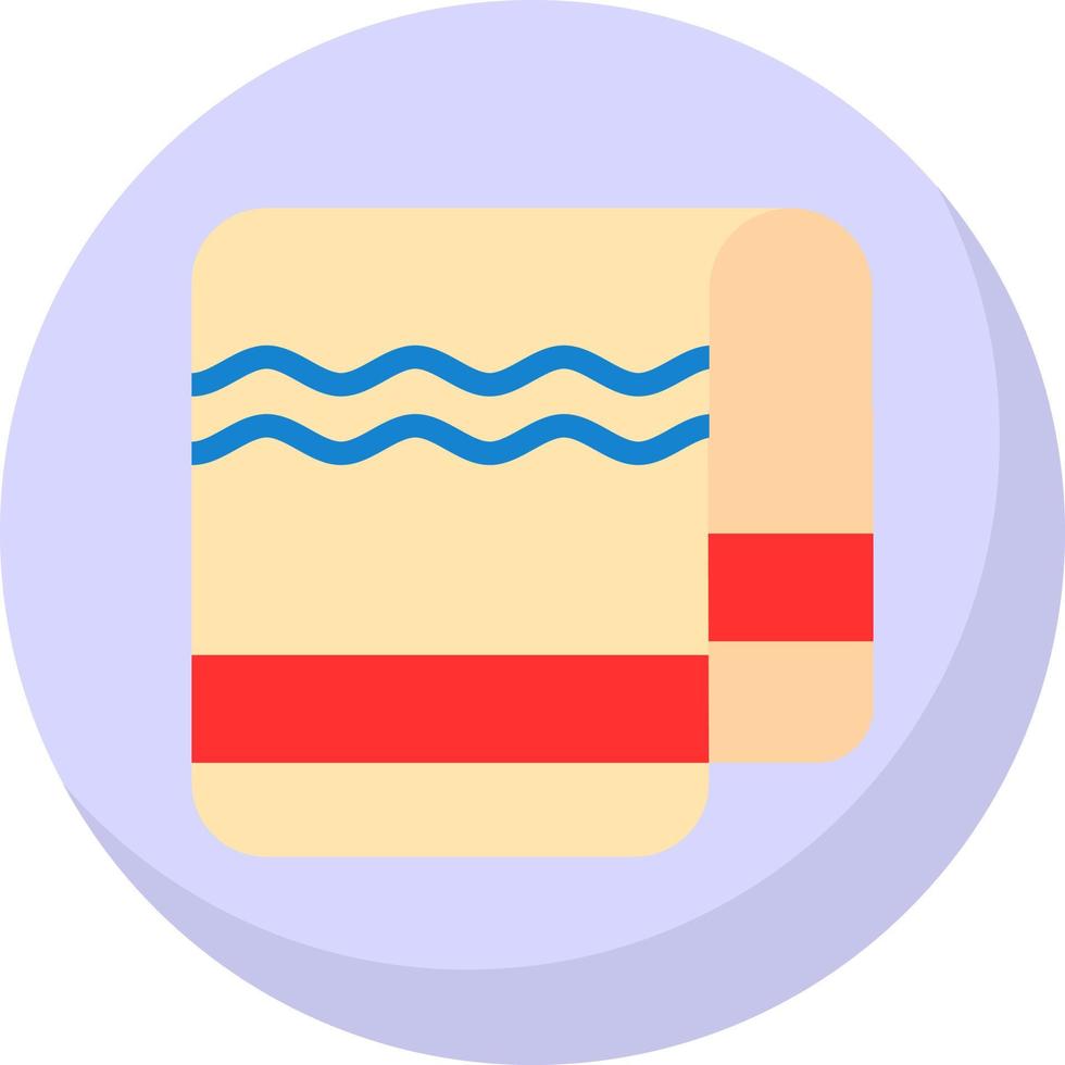 Towel Vector Icon Design