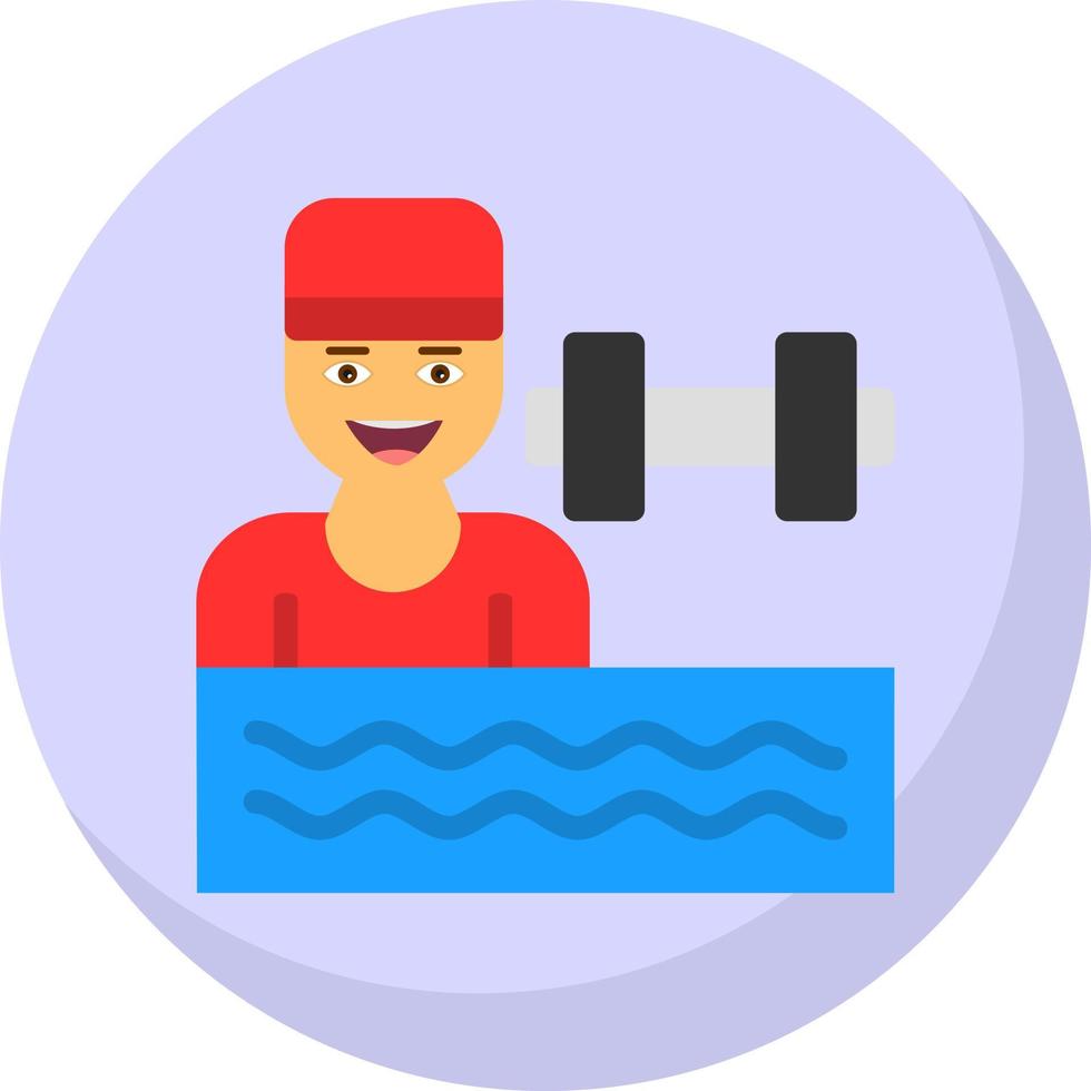Aerobics Vector Icon Design