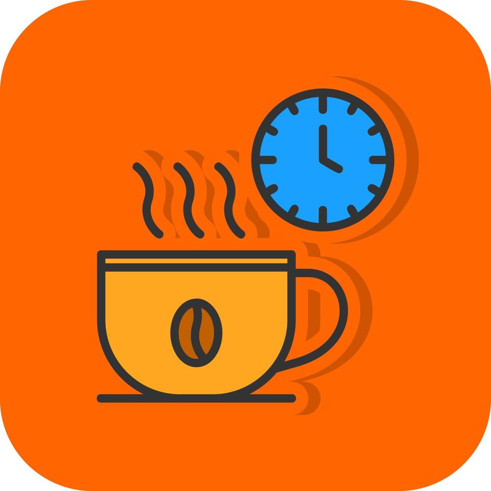 Coffee Break Vector Icon Design