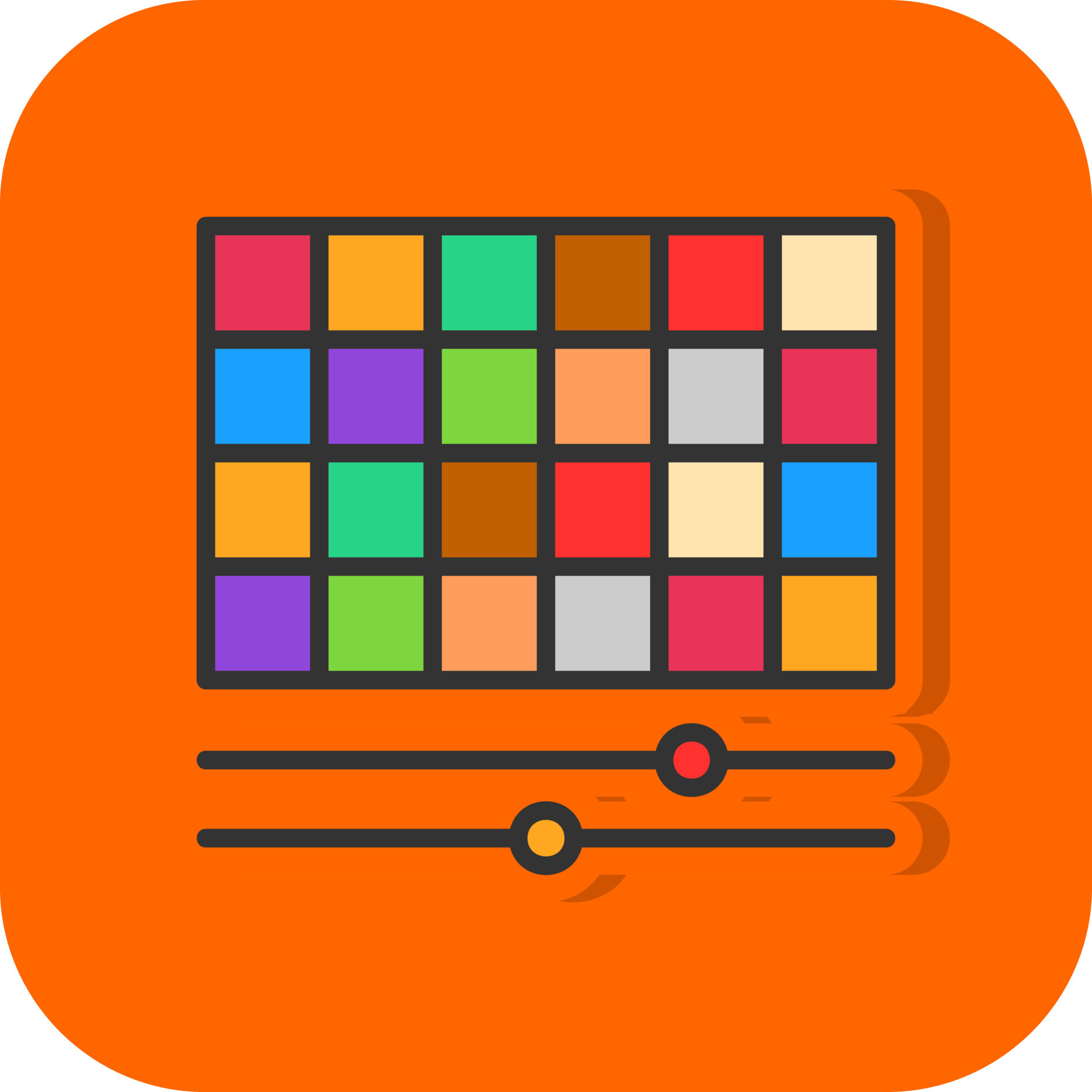 Color Adjustment Vector Icon Design 21108464 Vector Art at Vecteezy