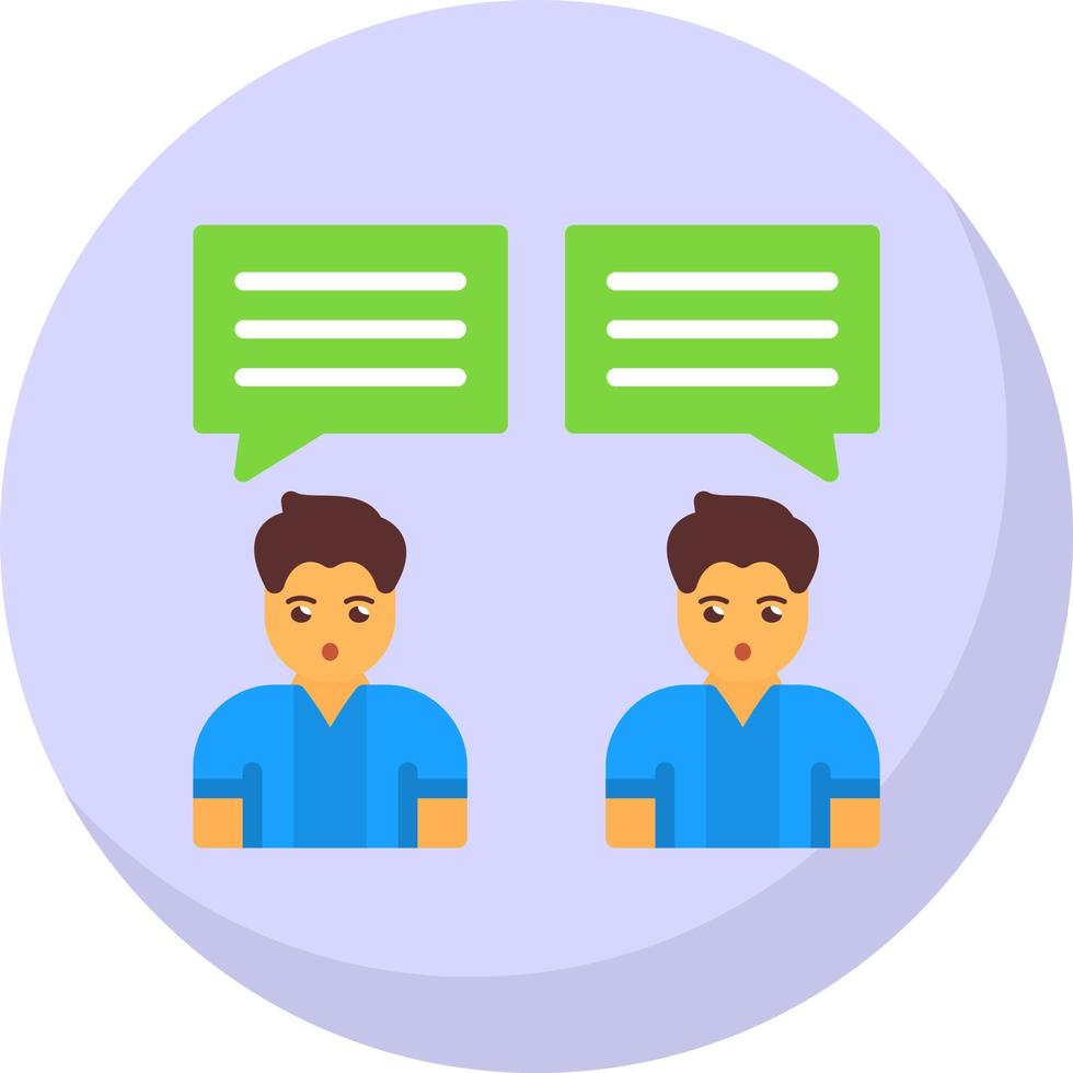 Debate Vector Icon Design