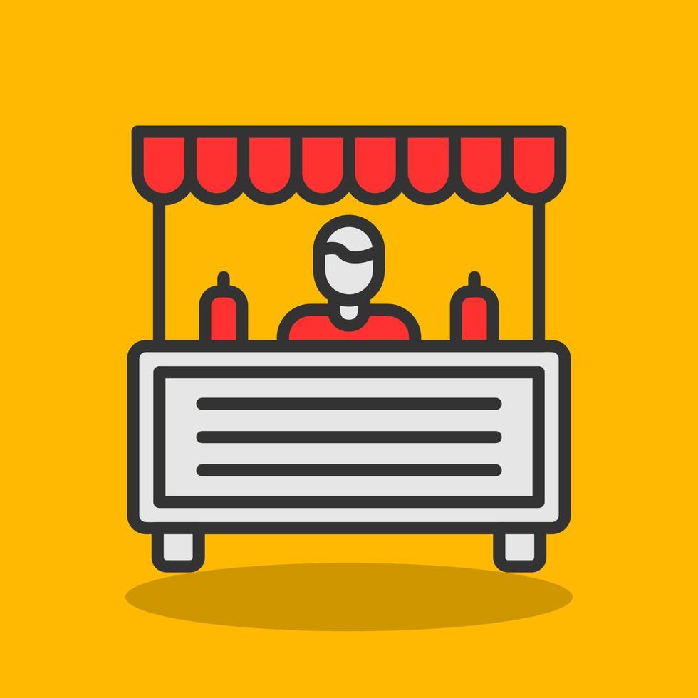 Booth Vector Icon Design