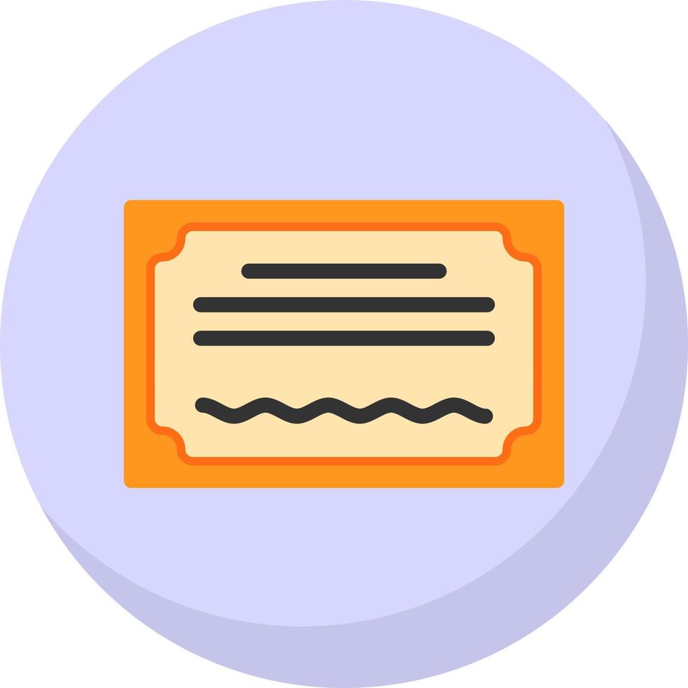 Certificate Vector Icon Design