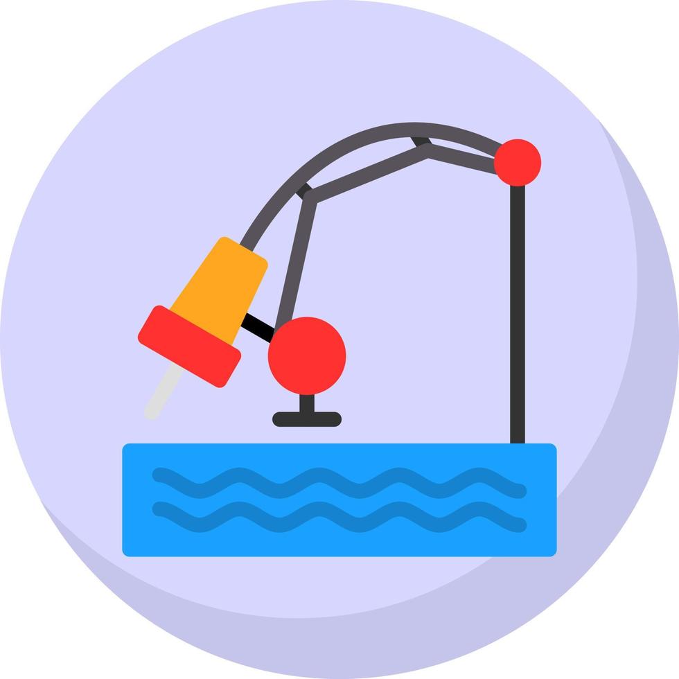 diseño de icono de vector de pesca