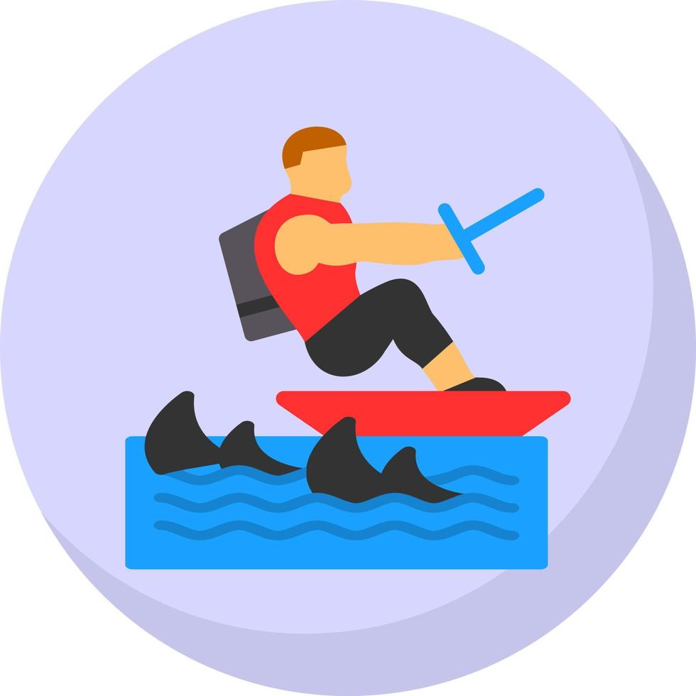 Surfing Vector Icon Design