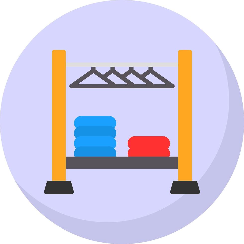 Clothing Rack Vector Icon Design