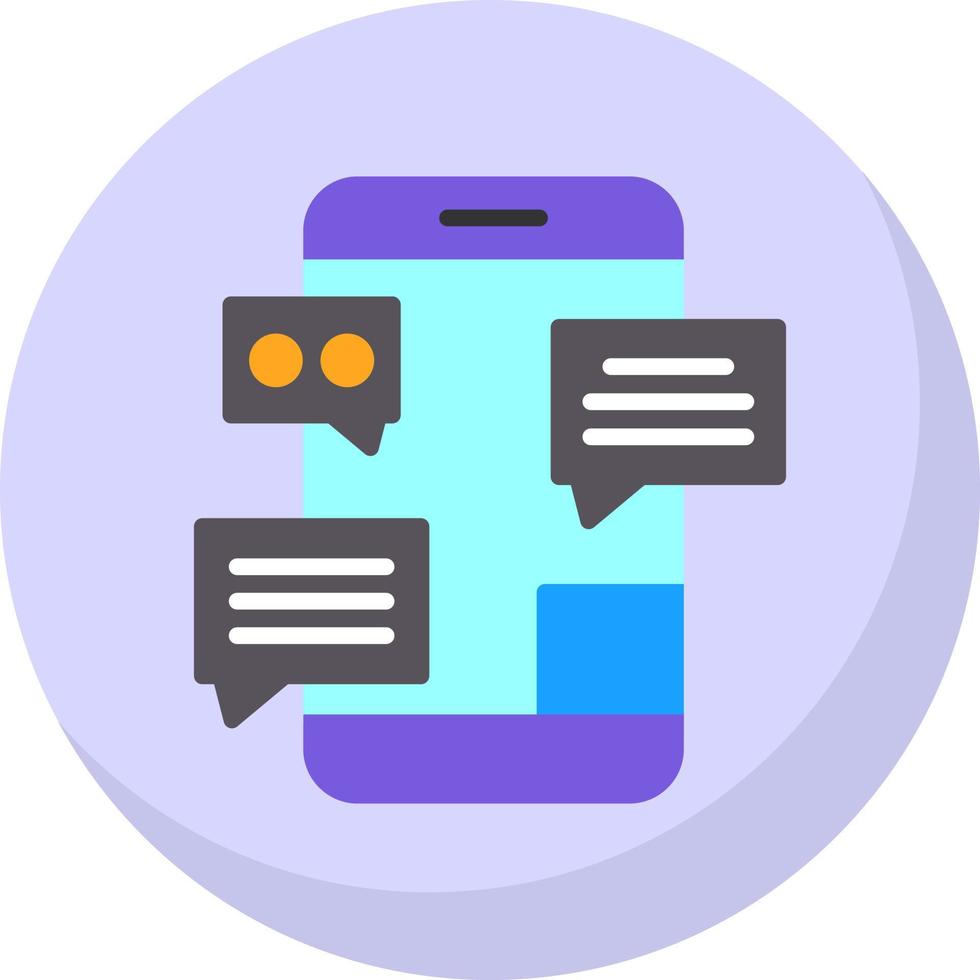 Live Chat Vector Icon Design