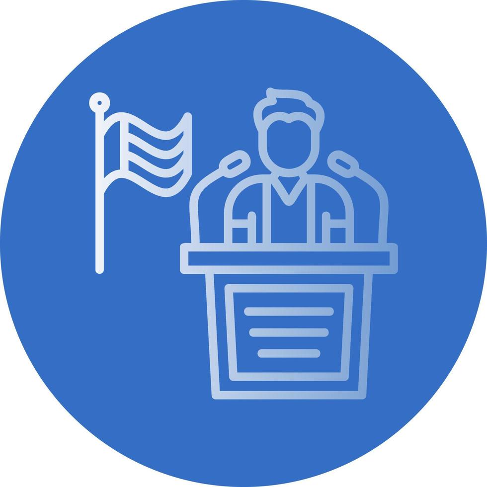 Politician Vector Icon Design