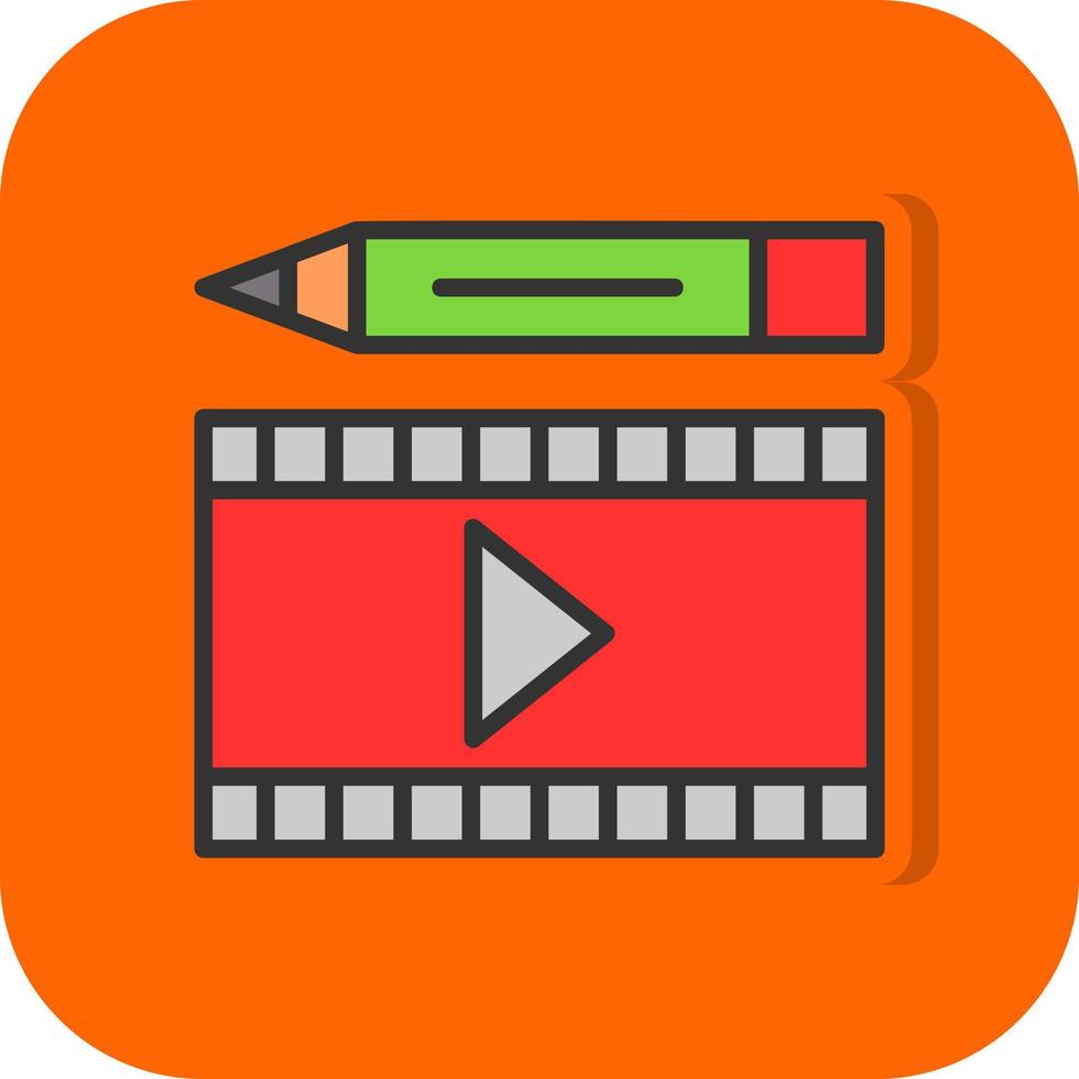 Video Edition Vector Icon Design