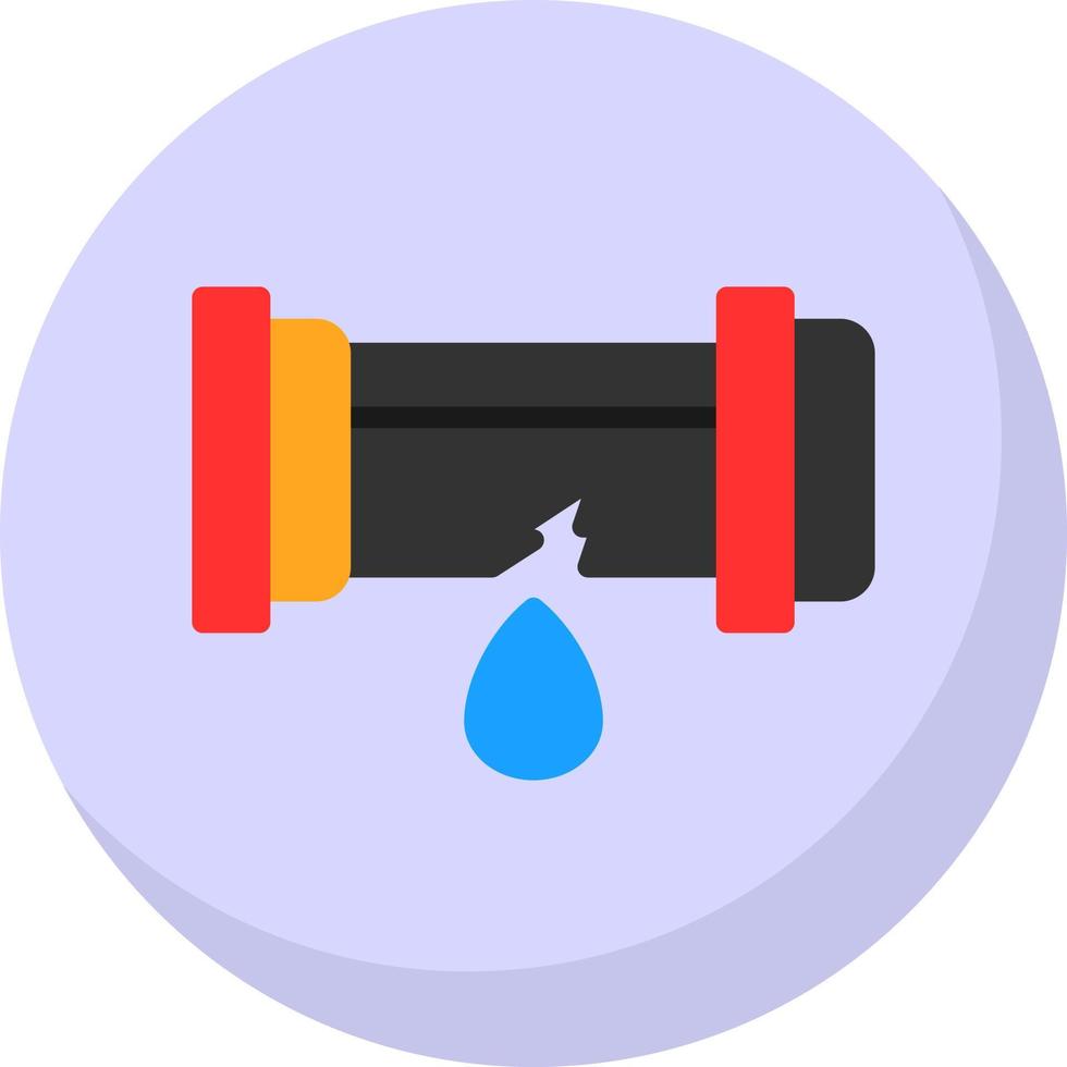 Leaking Vector Icon Design