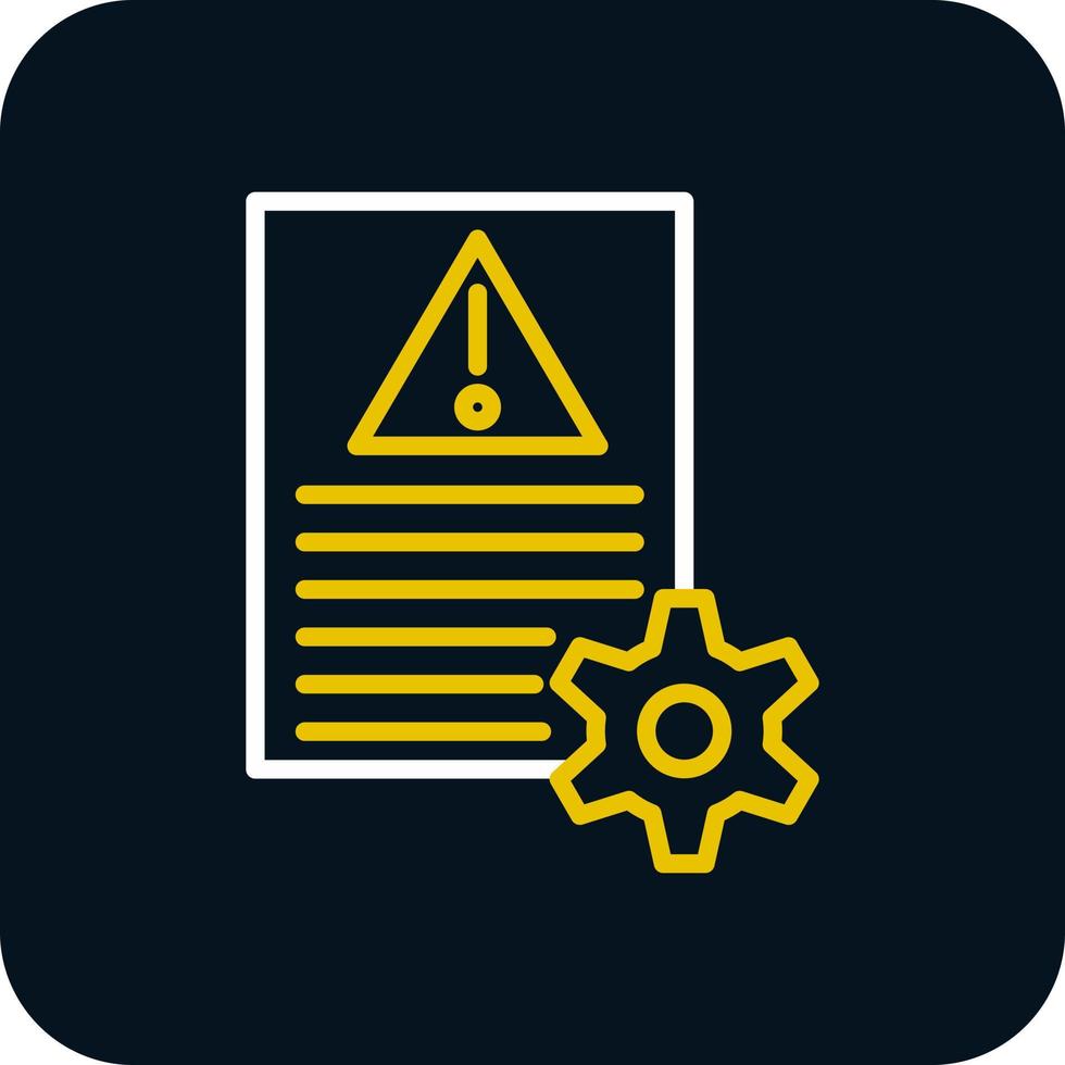 Risk Management Vector Icon Design
