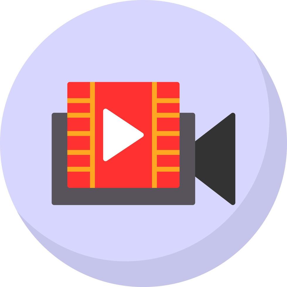 diseño de icono de vector de producción de video