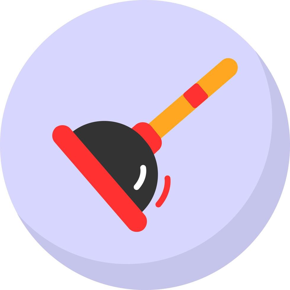 Plunger Vector Icon Design