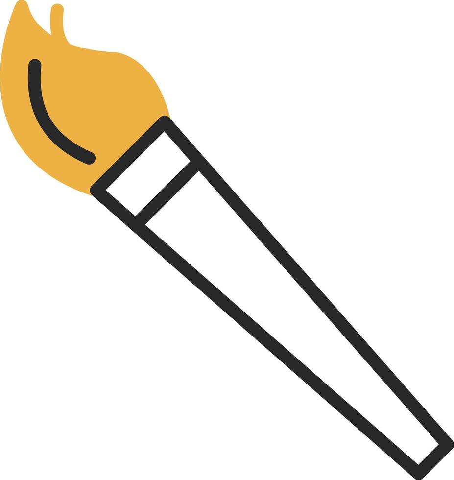 Paint Brush Vector Icon Design