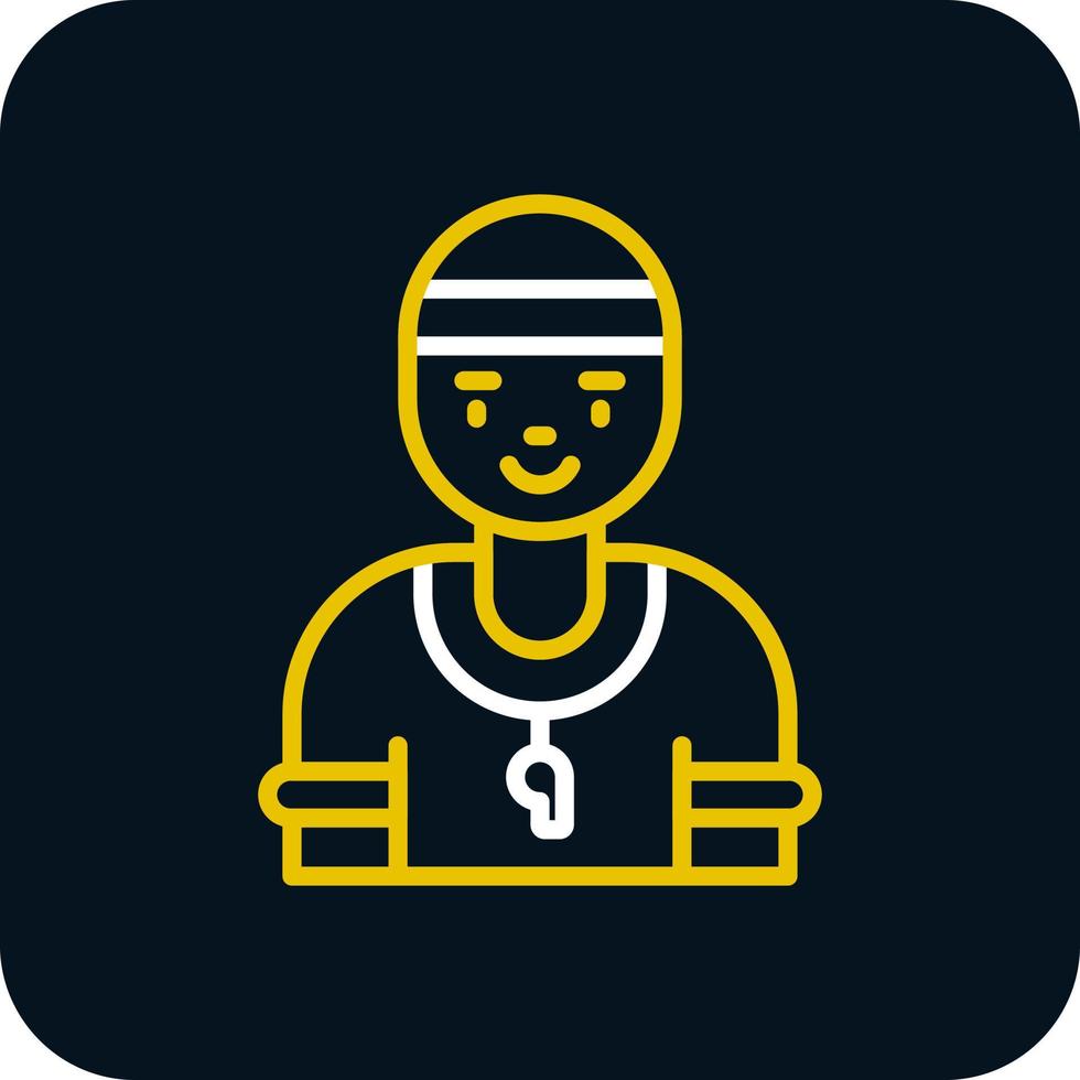 Trainer Vector Icon Design
