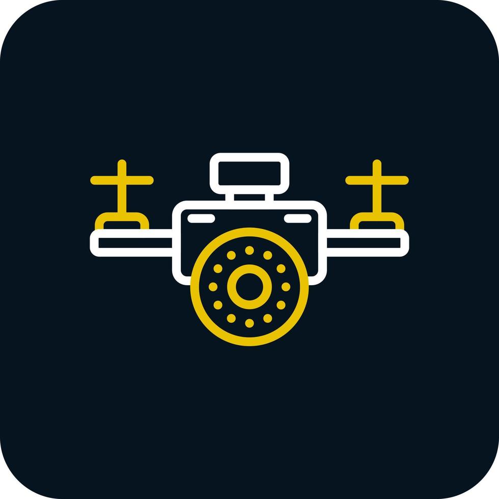 Drone Camera Vector Icon Design