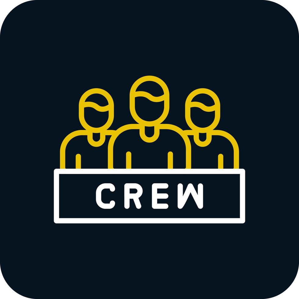 Crew Vector Icon Design