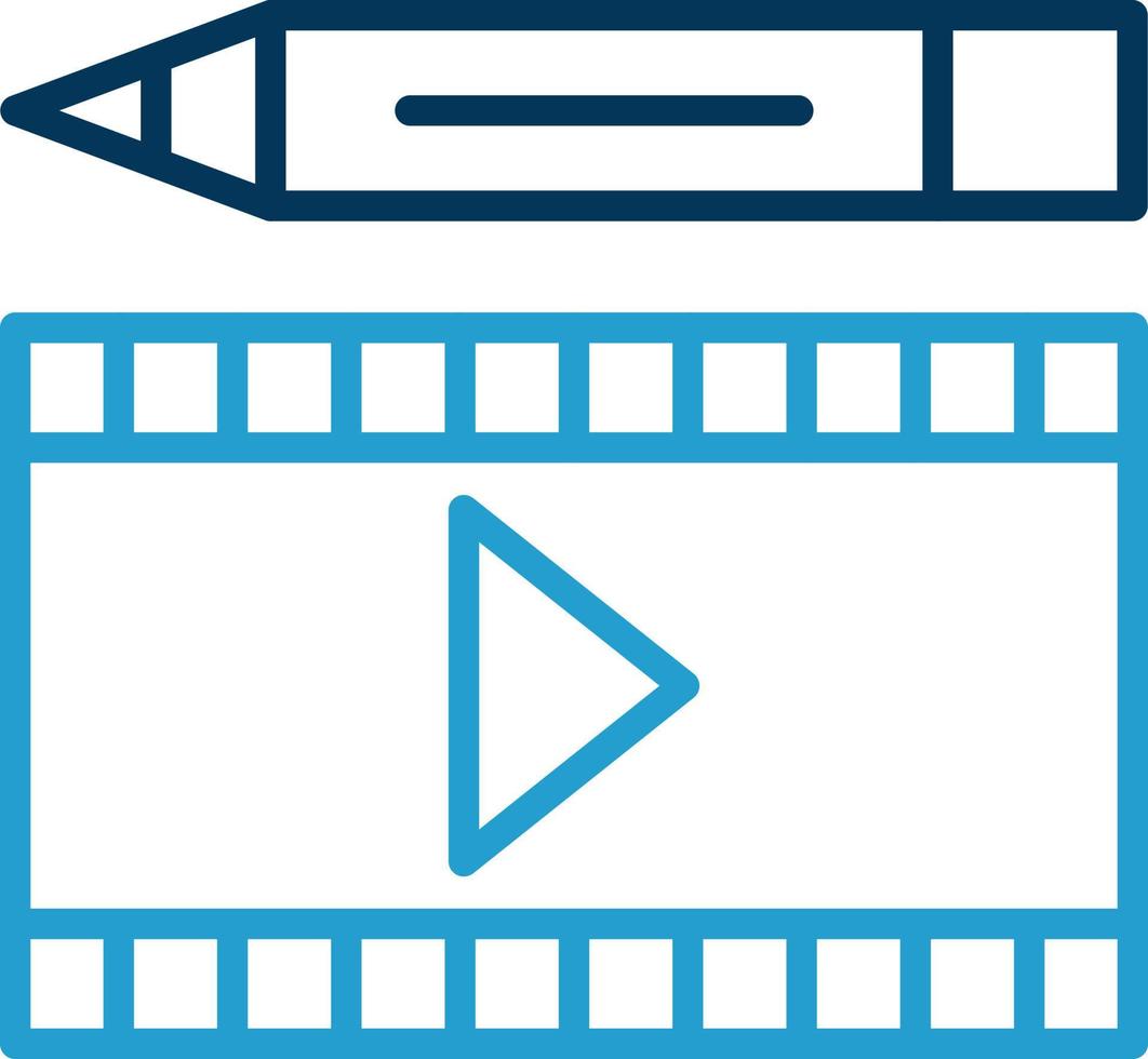Video Edition Vector Icon Design