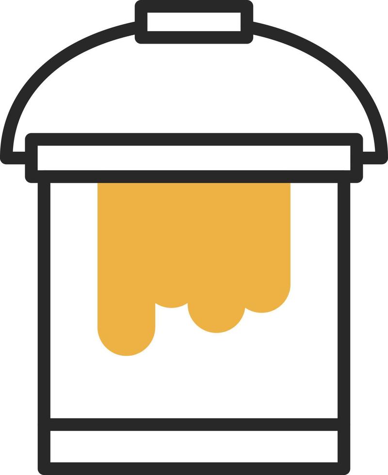 Paint Bucket Vector Icon Design