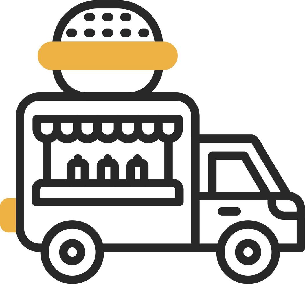 Food Truck Vector Icon Design