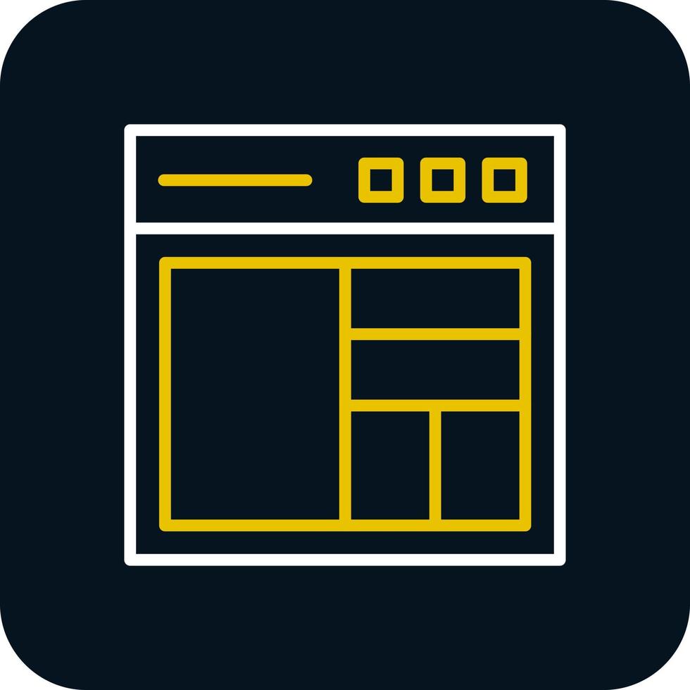 Layout Vector Icon Design