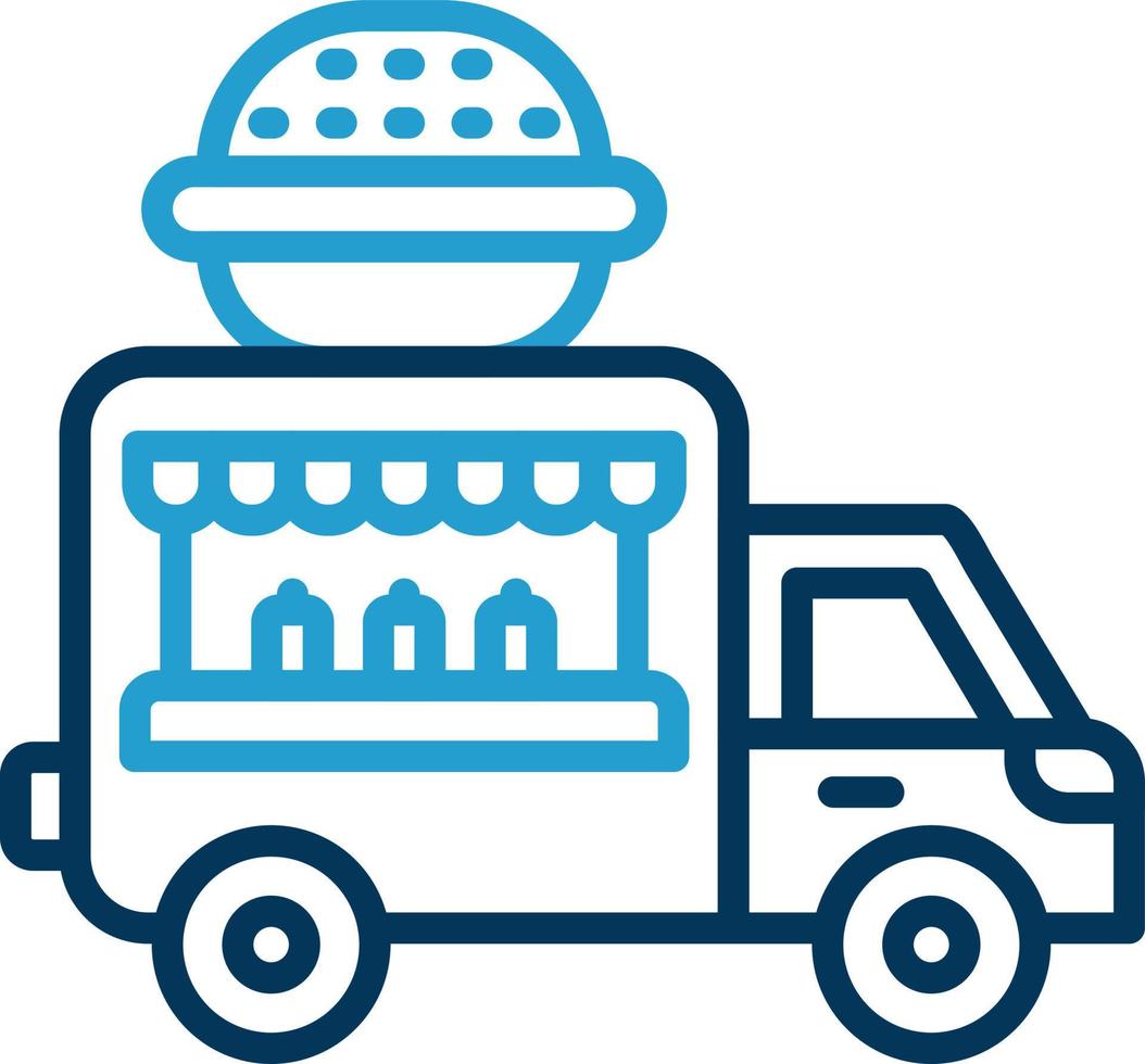 Food Truck Vector Icon Design