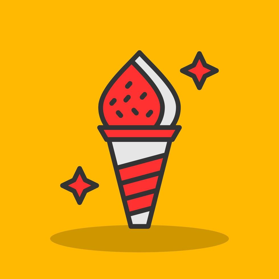 Ice Cream Vector Icon Design