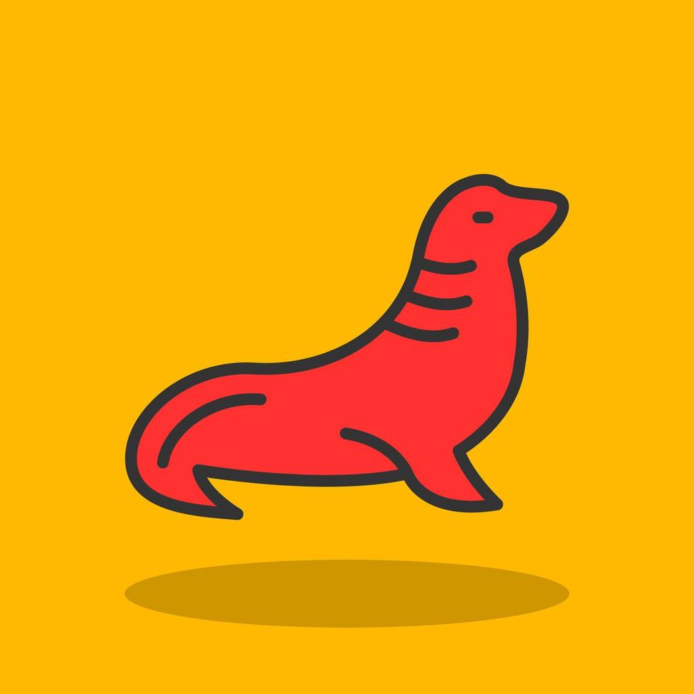 Seal Vector Icon Design