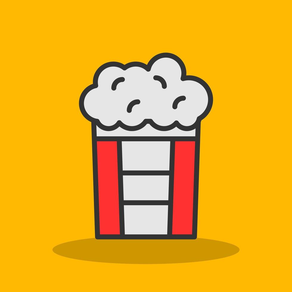 Popcorn Vector Icon Design