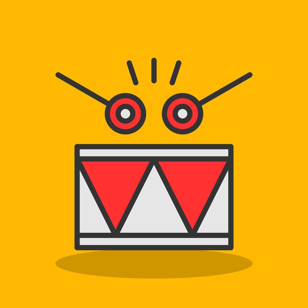 Drum Vector Icon Design