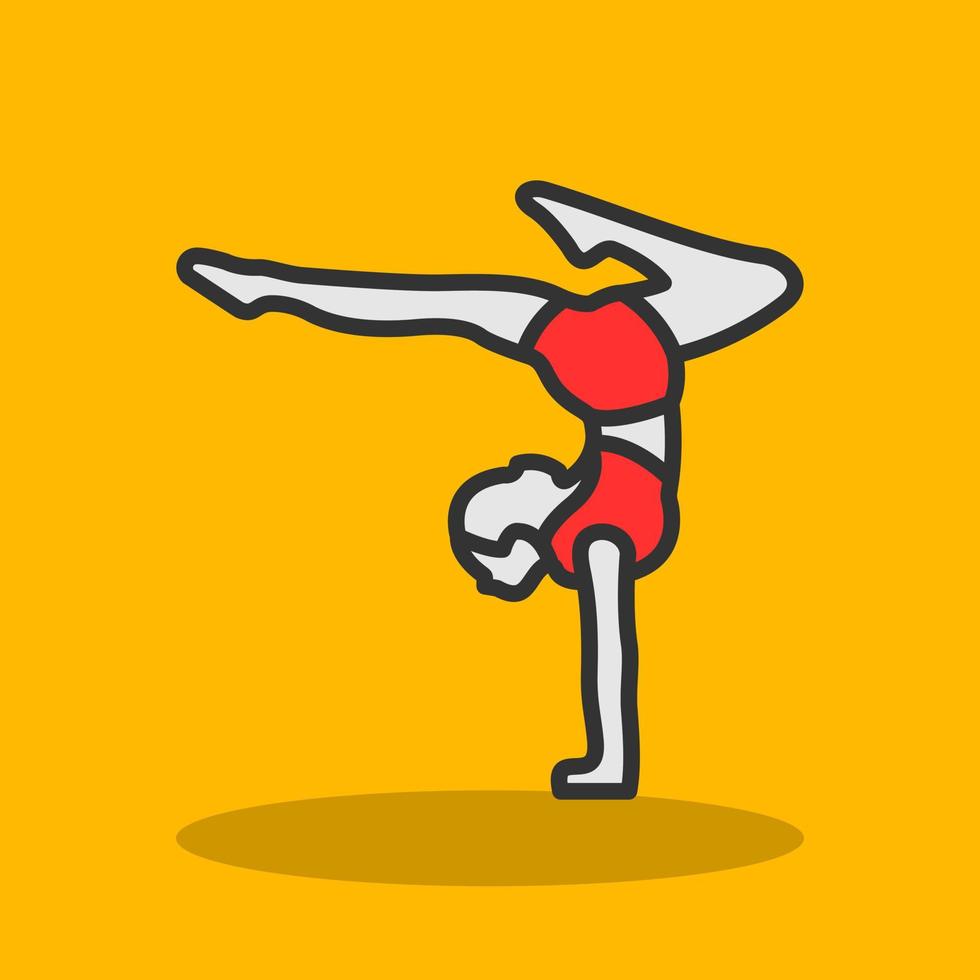 Acrobatic Vector Icon Design