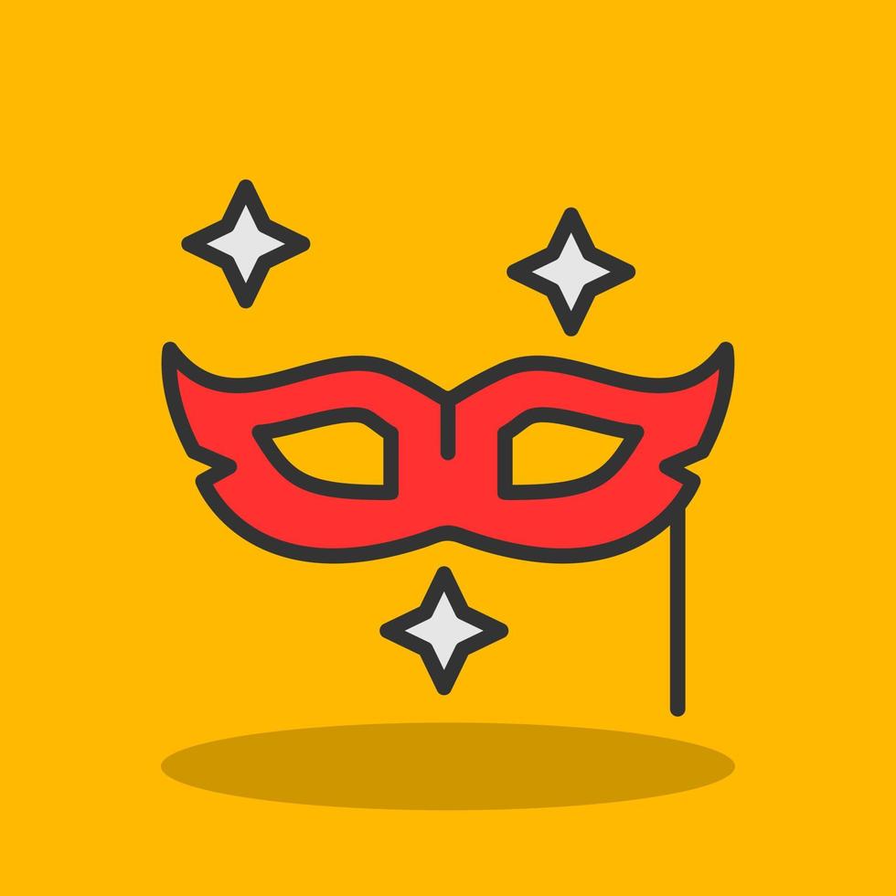 diseño de icono de vector de mascarada