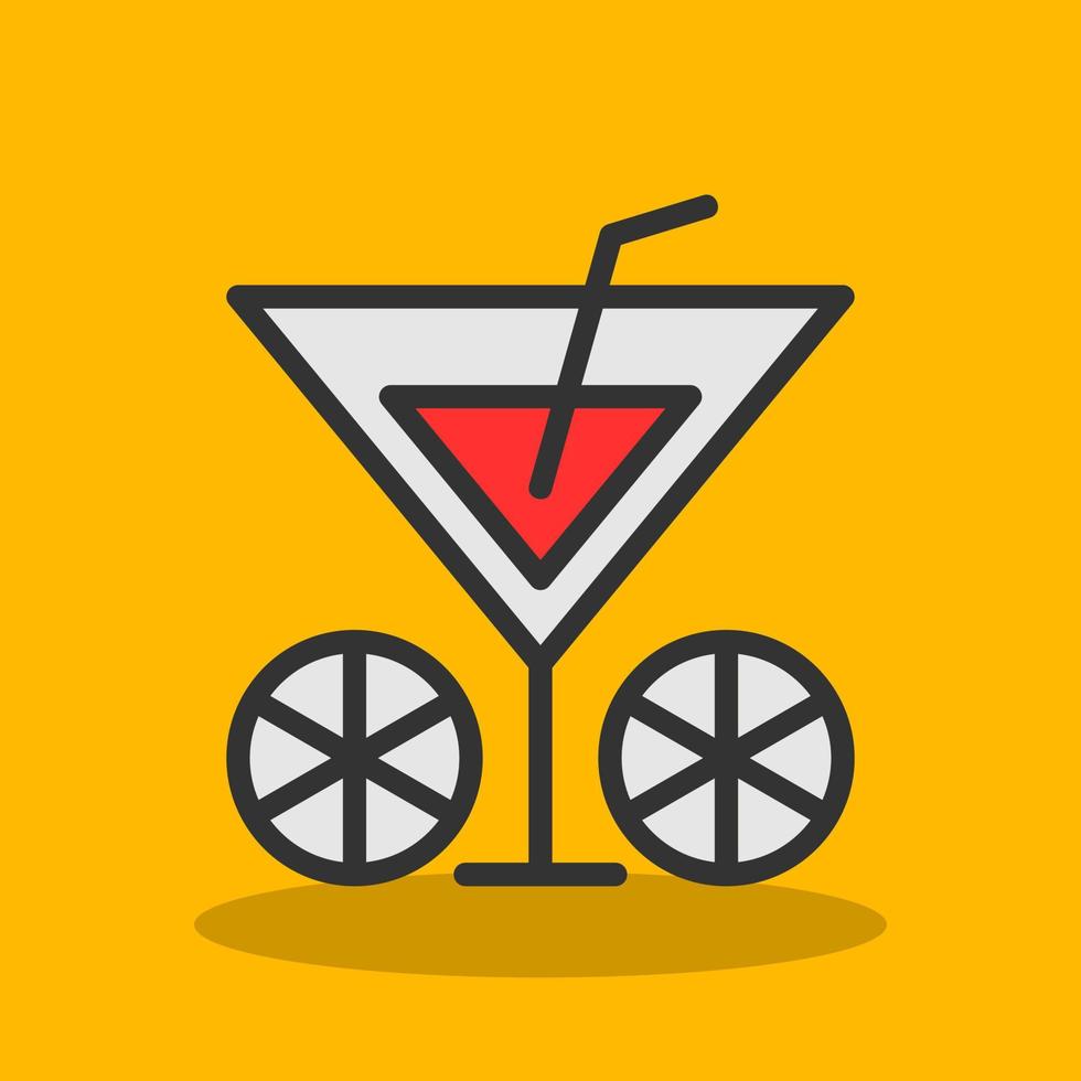 Cocktail Vector Icon Design